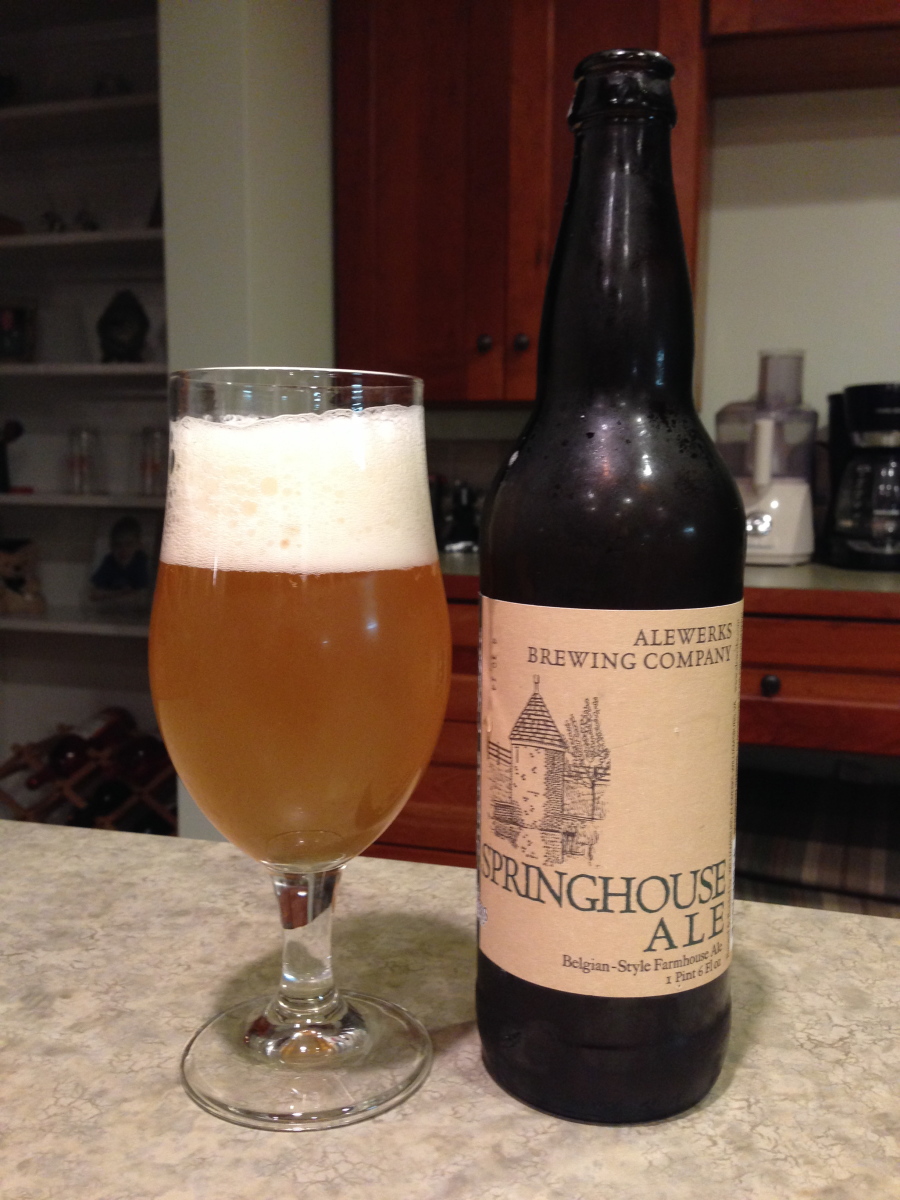 AleWerks Springhouse Ale Beer Of The Day Beer Infinity