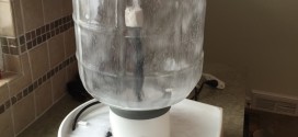 Test cleaning a Carboy