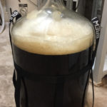 Chilled wort in carboy