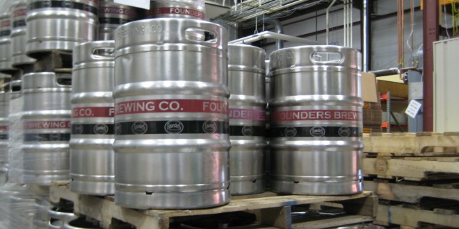 Founder's Brewing new kegs