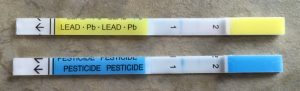 Lead & Pesticide test results