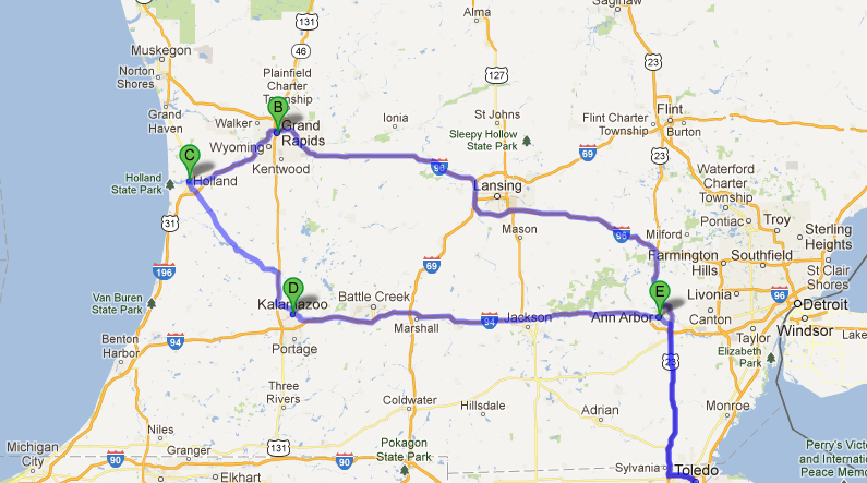 Michigan brewery tour