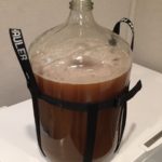 Cooled wort with pitched yeast